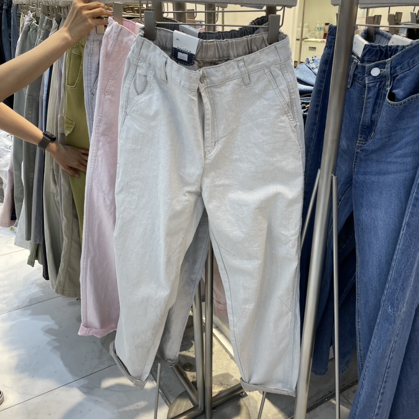POCKET-Q東大門代購女裝新品25春夏真品職業推薦人氣休閑褲POCKET-Q休閑褲圖色3
