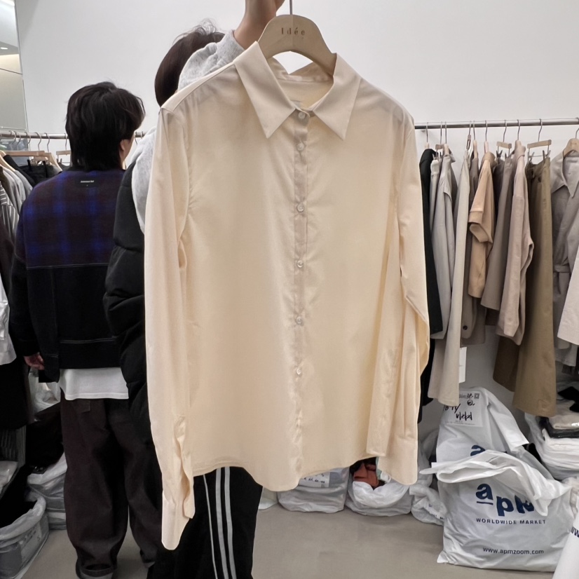 IDEE-A韓國直郵女士新品真品職業推薦休閑人氣時尚襯衫蕾絲衫IDEE-A襯衫/蕾絲衫圖色2