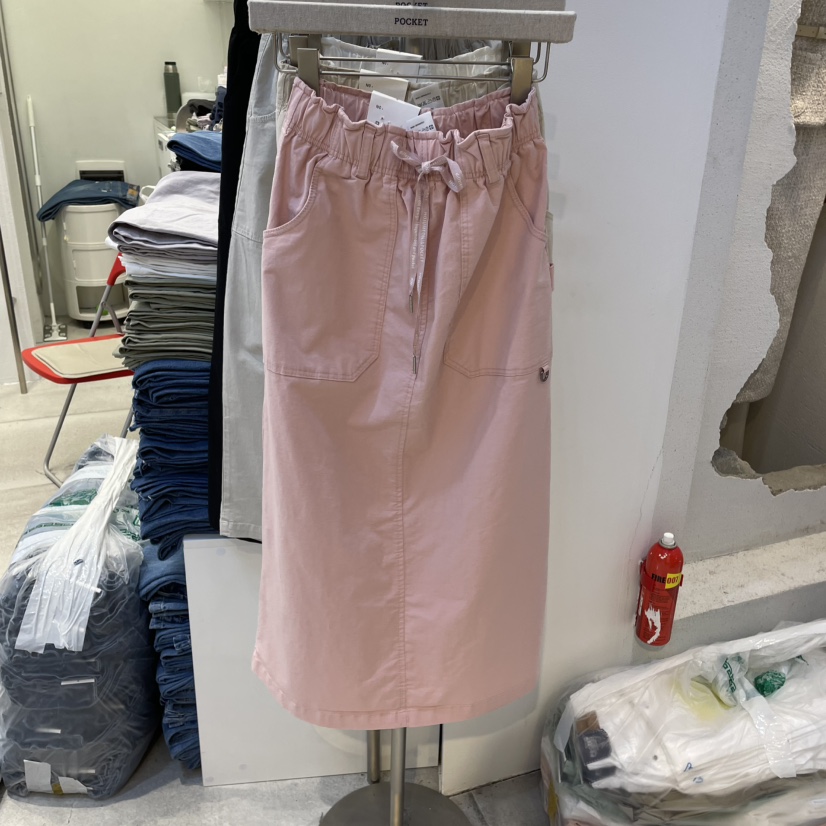 POCKET-Q東大門實拍女士新款25春夏熱賣休閑時尚半身裙中短裙POCKET-Q半身裙/中短裙圖色1