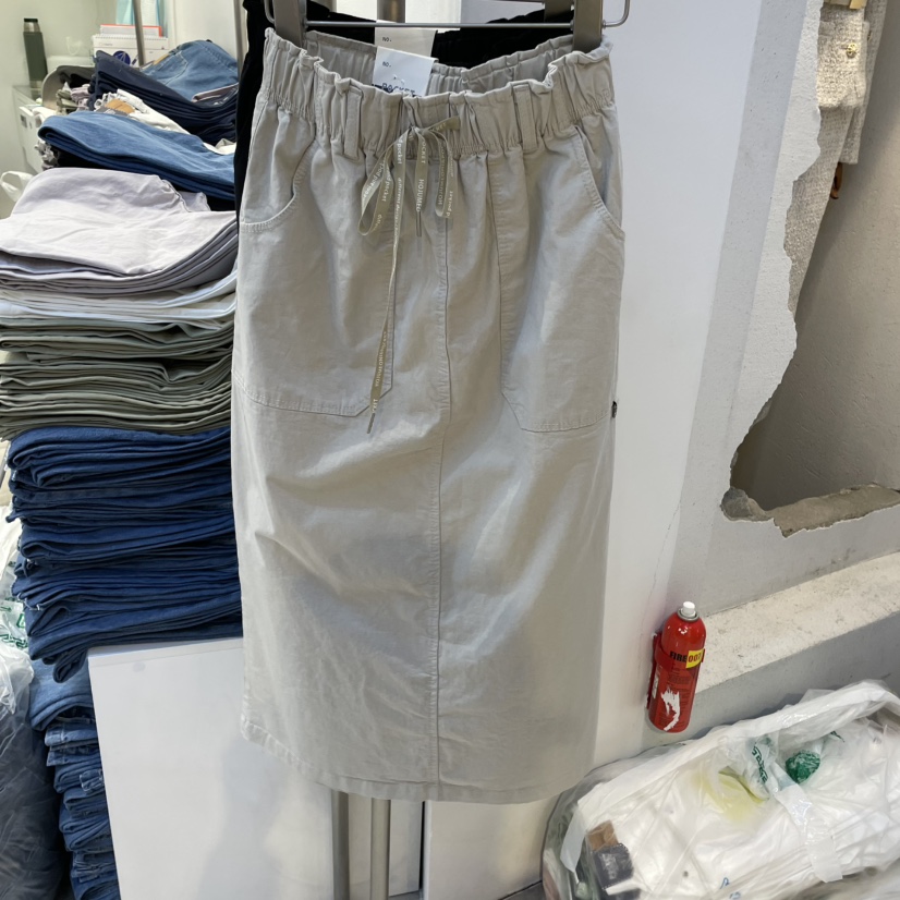 POCKET-Q東大門實拍女士新款25春夏熱賣休閑時尚半身裙中短裙POCKET-Q半身裙/中短裙圖色4