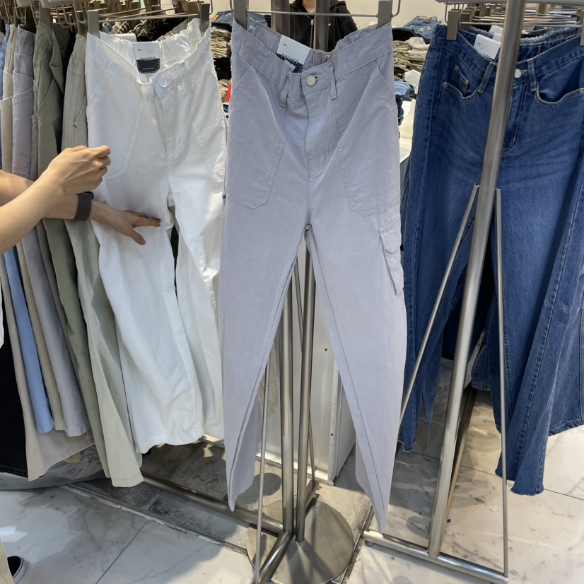 POCKET-Q韓國代購女裝新款休閑真品熱賣時尚職業推薦休閑褲POCKET-Q休閑褲圖色5