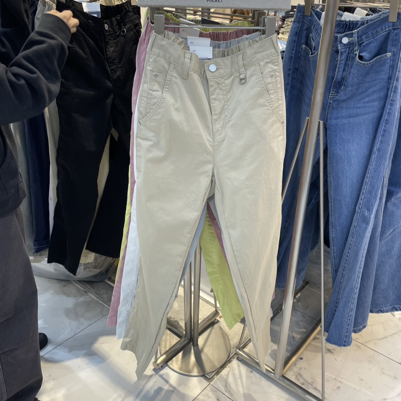 POCKET-Q東大門實拍女裝新品時尚25春夏真品職業人氣休閑褲POCKET-Q休閑褲
