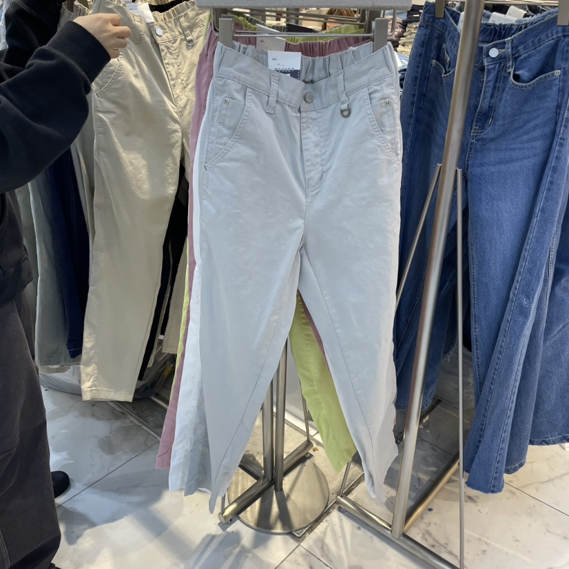 POCKET-Q東大門實拍女裝新品時尚25春夏真品職業人氣休閑褲POCKET-Q休閑褲圖色2