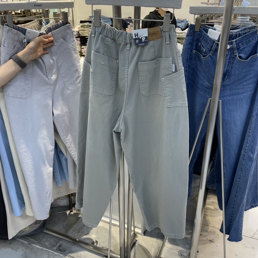 POCKET-Q東大門代購女士新款人氣時尚熱賣25春夏職業休閑褲POCKET-Q休閑褲