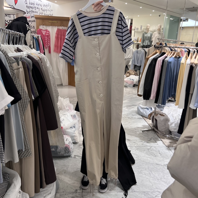 URBANE cloth韓國直郵女士新品推薦人氣熱賣休閑時尚背帶褲URBANE cloth背帶褲圖色1