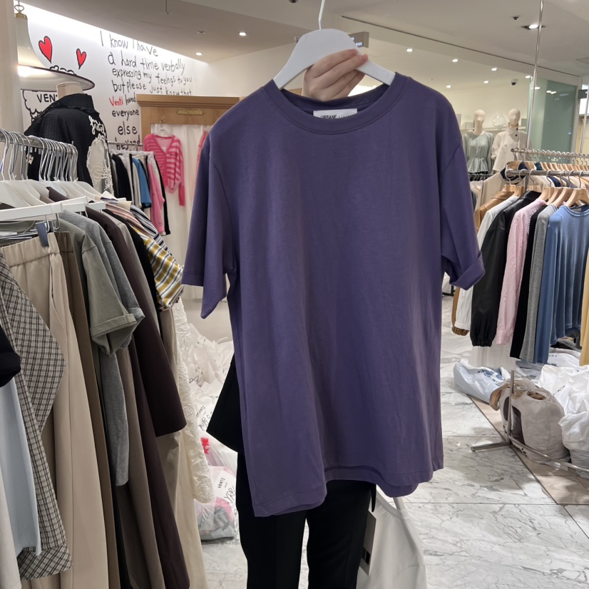 URBANE cloth東大門實拍女裝新款推薦人氣25春夏時尚真品T恤URBANE clothT恤圖色2