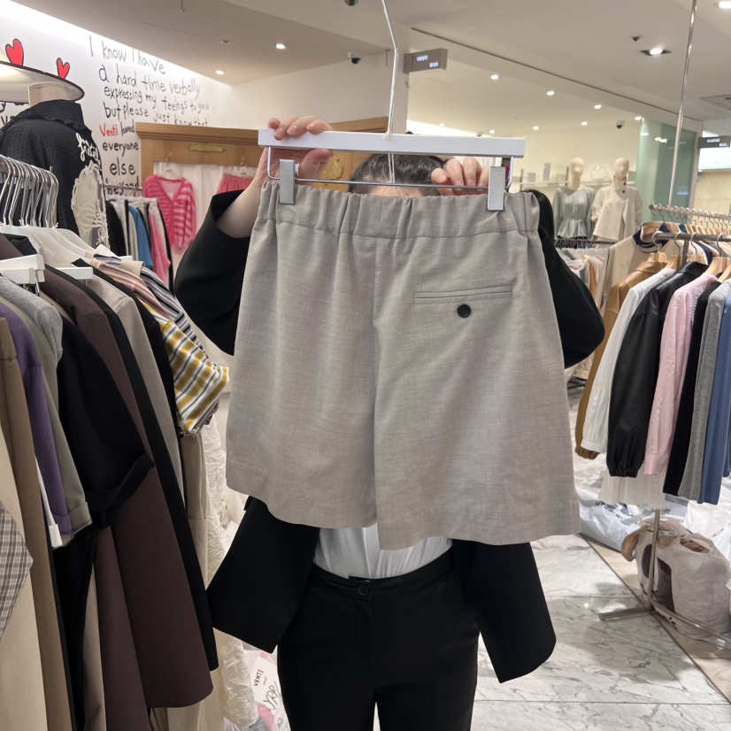 URBANE cloth東大門實拍女士新品熱賣真品25春夏休閑人氣短褲URBANE cloth短褲