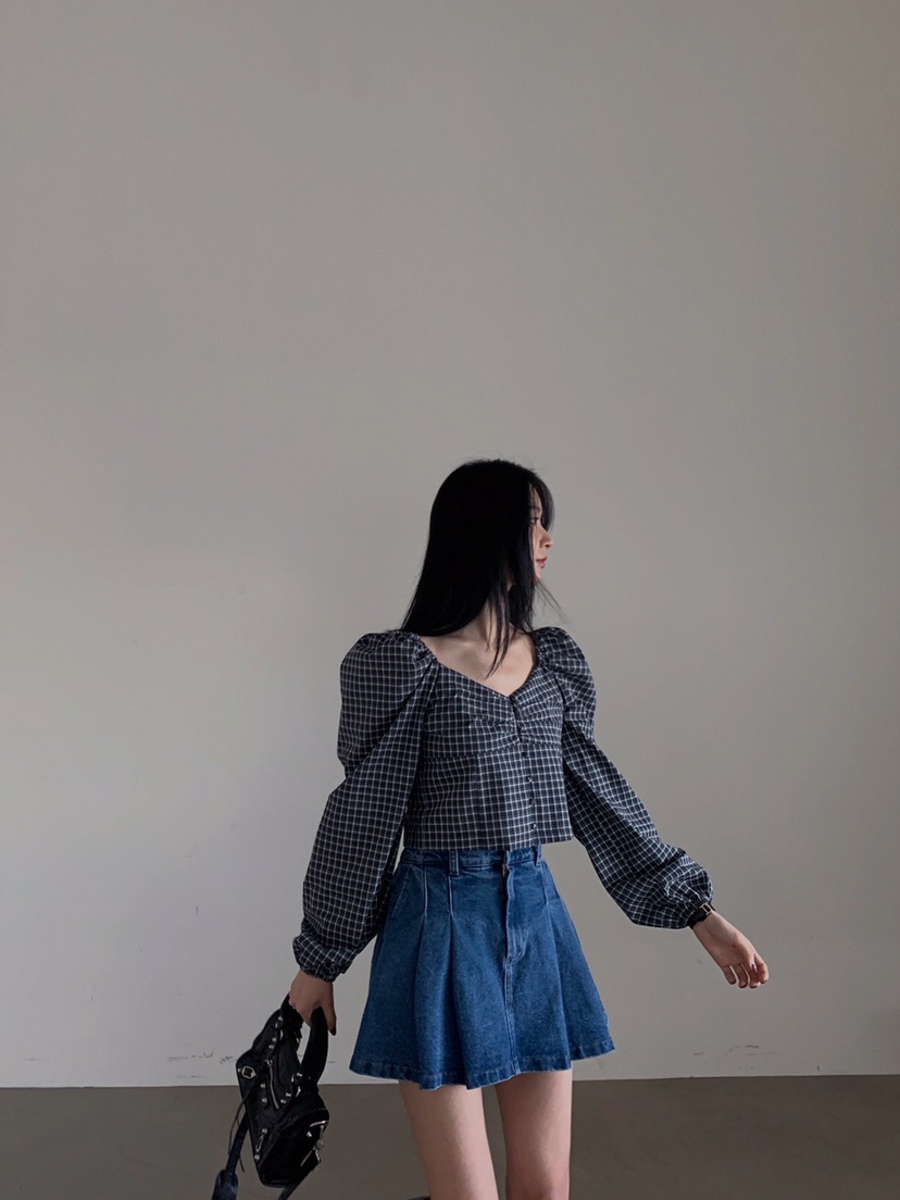 VERANDA韓國直郵女士新款推薦時尚人氣熱賣25春夏襯衫蕾絲衫VERANDA襯衫/蕾絲衫