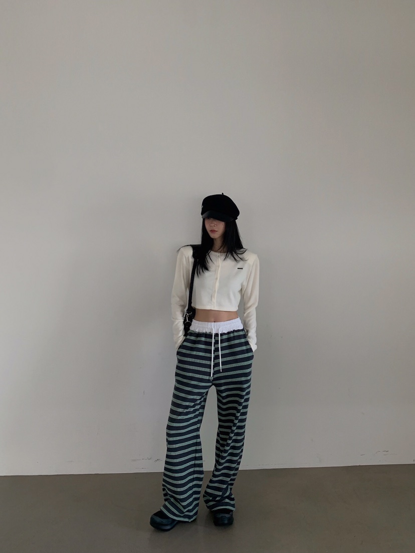 VERANDA東大門實拍女士新款25春夏時尚推薦熱賣休閑人氣休閑褲VERANDA休閑褲