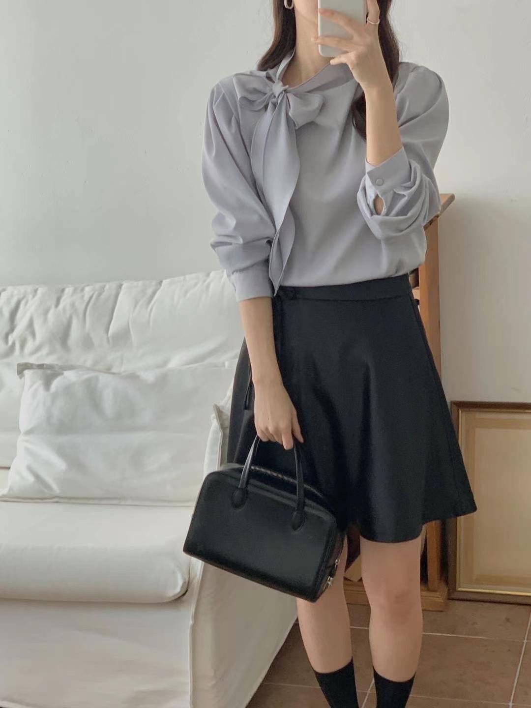 MY YOUNG東大門代購女士新品推薦時尚休閑職業25春夏襯衫蕾絲衫LEHEVE-MY YOUNG兩件起襯衫/蕾絲衫