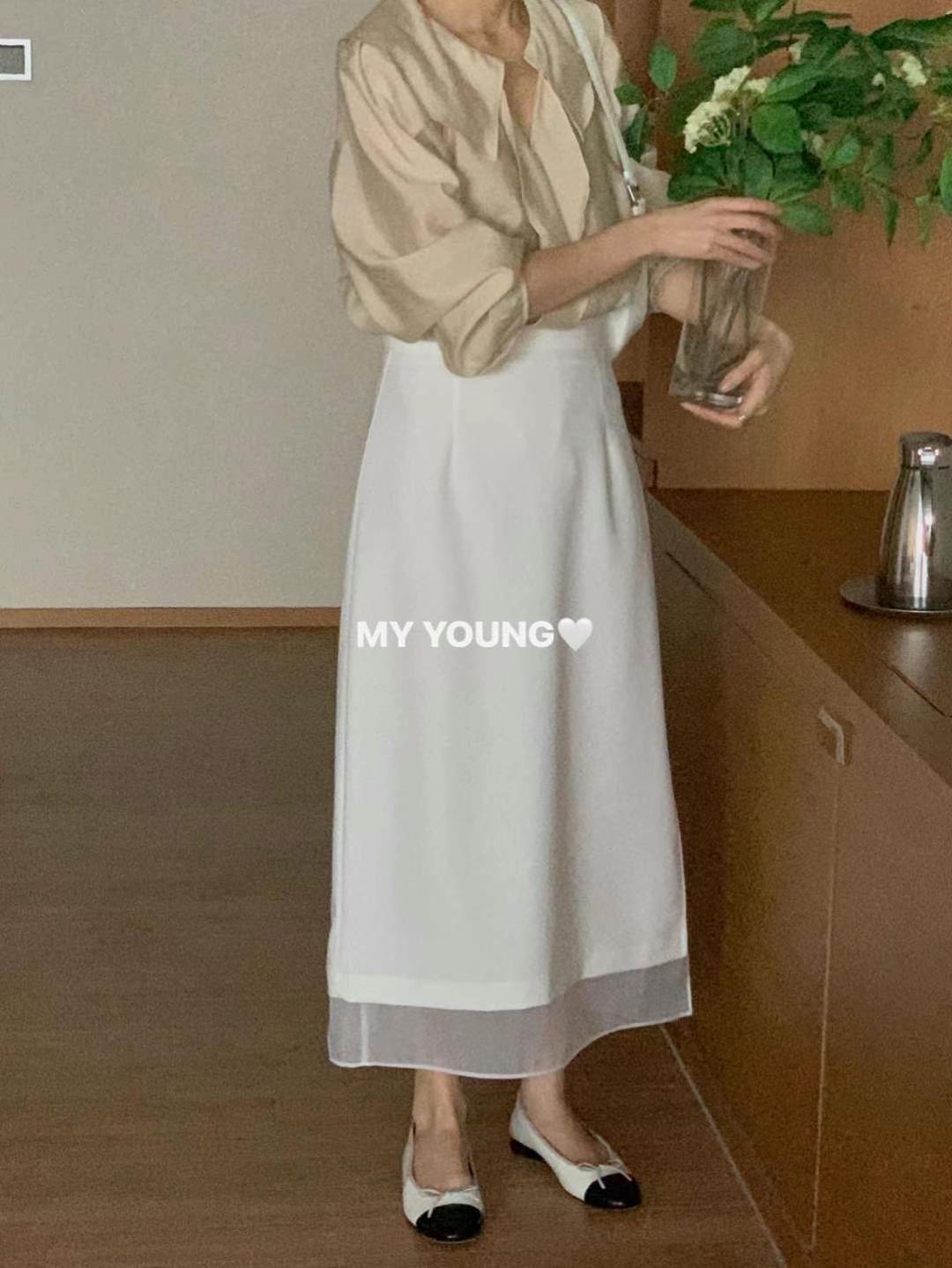 MY YOUNG東大門實拍女士新品時尚人氣推薦熱賣半身裙中短裙MY YOUNG兩件起半身裙/中短裙
