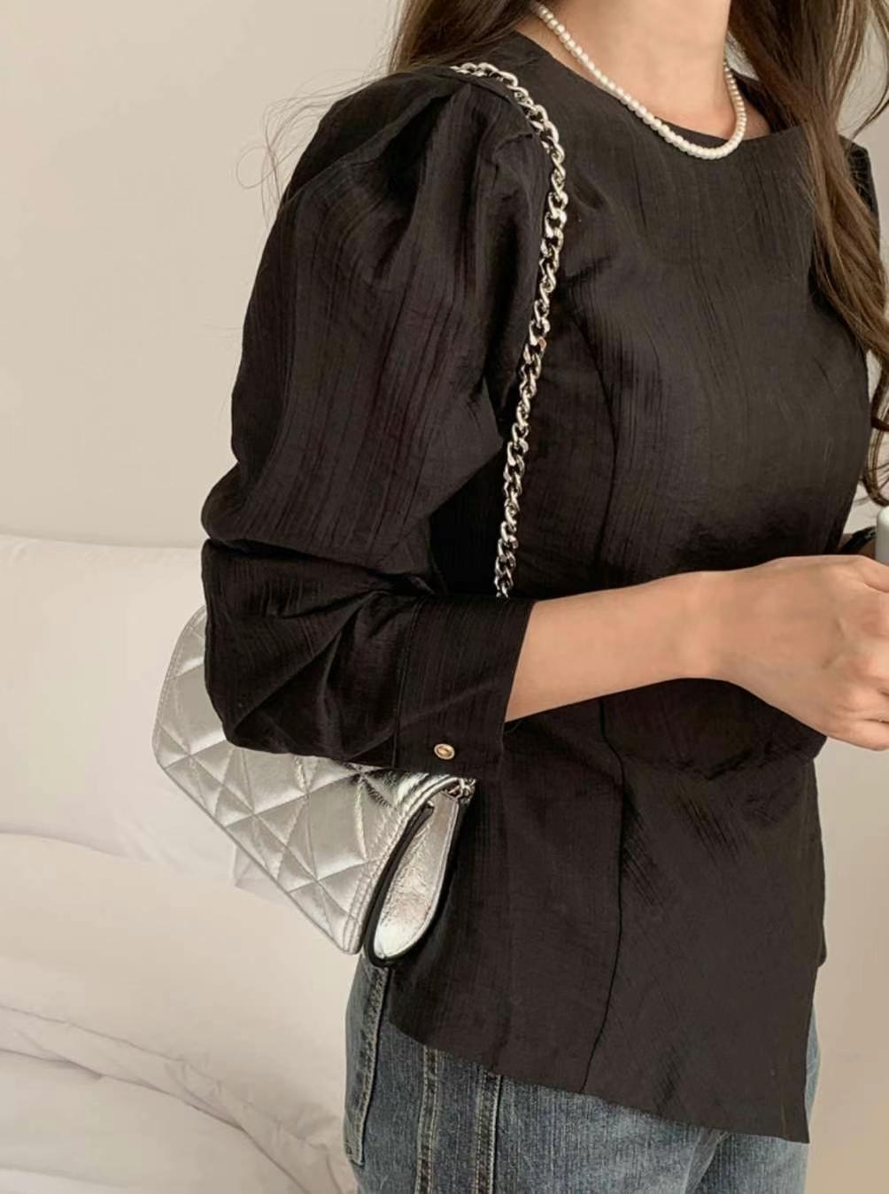 MY YOUNG韓國代購女士新款25春夏推薦人氣真品職業襯衫蕾絲衫MY YOUNG兩件起襯衫/蕾絲衫
