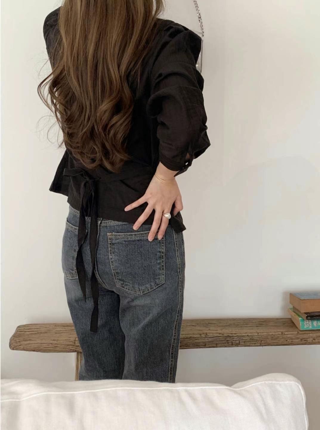 MY YOUNG韓國代購女士新款25春夏推薦人氣真品職業襯衫蕾絲衫MY YOUNG兩件起襯衫/蕾絲衫