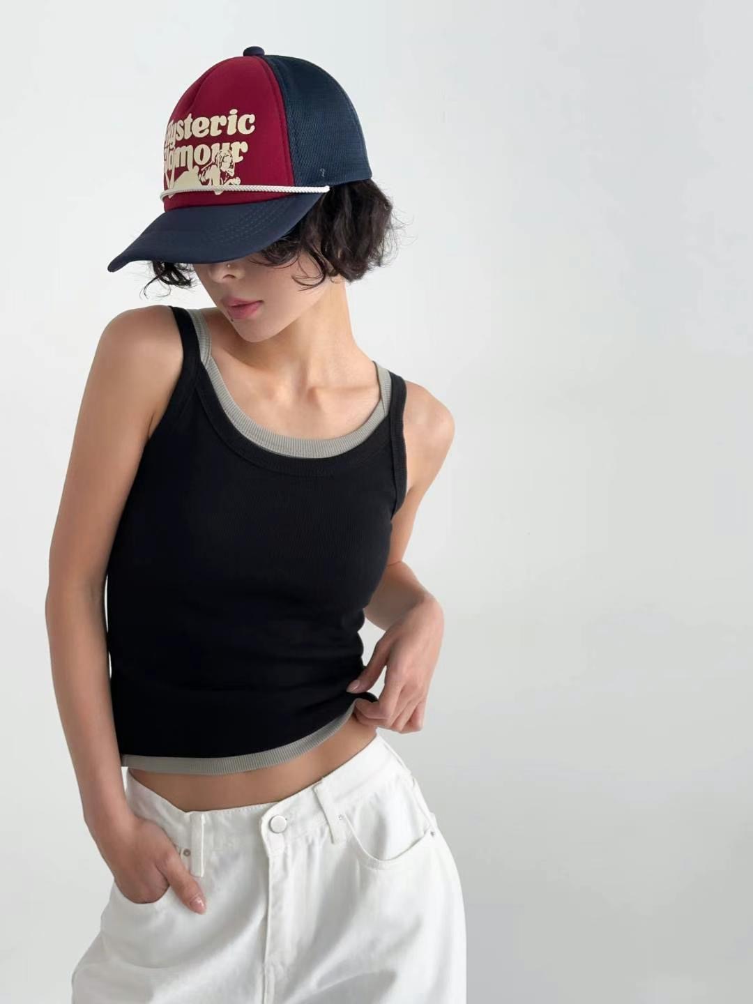 BUSTLING韓國代購女裝新款25春夏時尚職業推薦休閑吊帶背心BUSTLING吊帶/背心