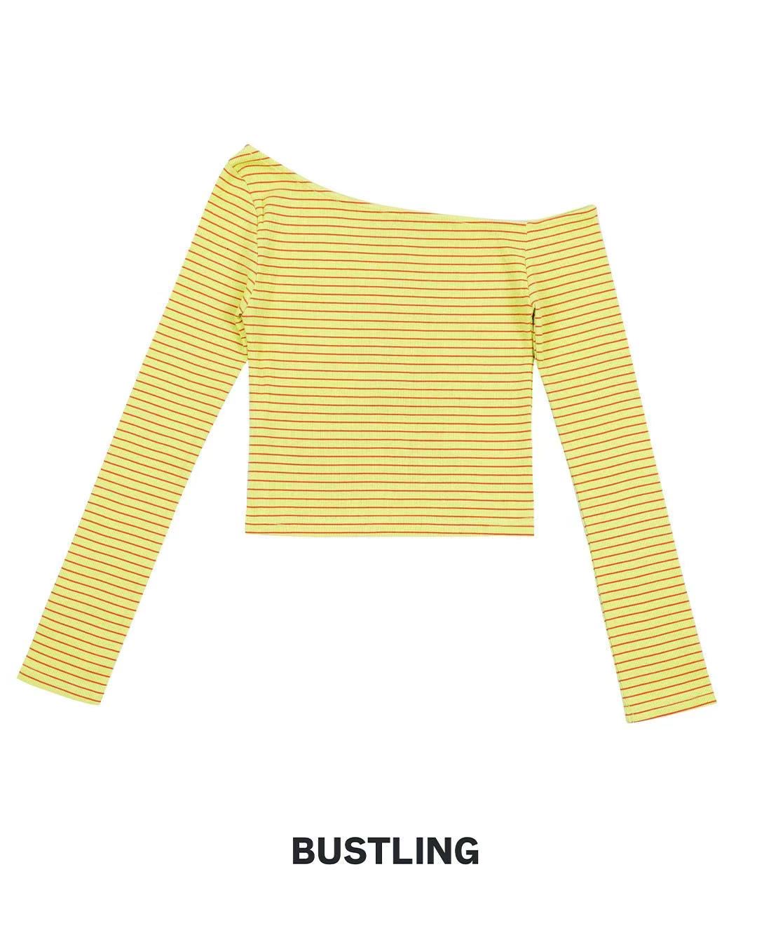 BUSTLING韓國代購女士新品推薦職業真品人氣時尚熱賣長袖T恤BUSTLING長袖T恤