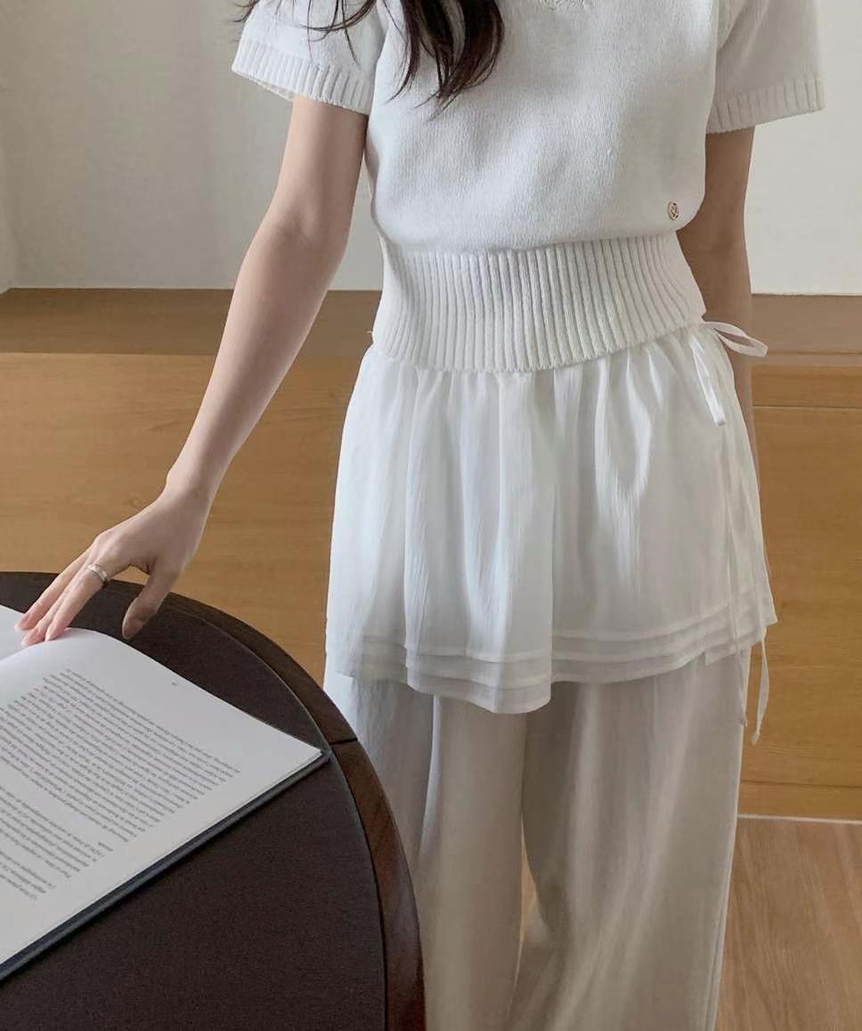 MY YOUNG韓國直郵女裝新品熱賣休閑職業時尚25春夏人氣短裙MY YOUNG兩件起短裙