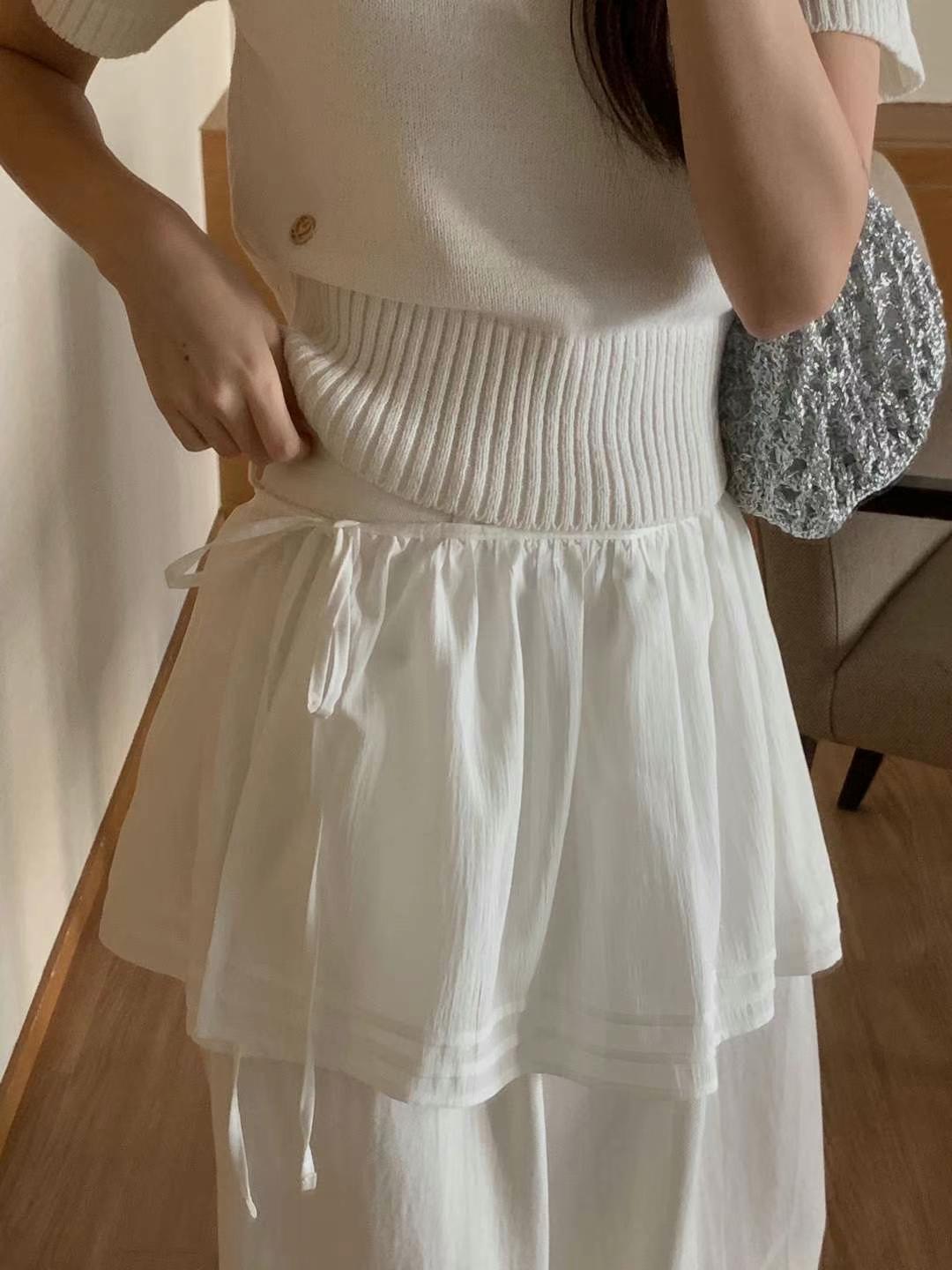 MY YOUNG韓國直郵女裝新品熱賣休閑職業時尚25春夏人氣短裙MY YOUNG兩件起短裙圖色2