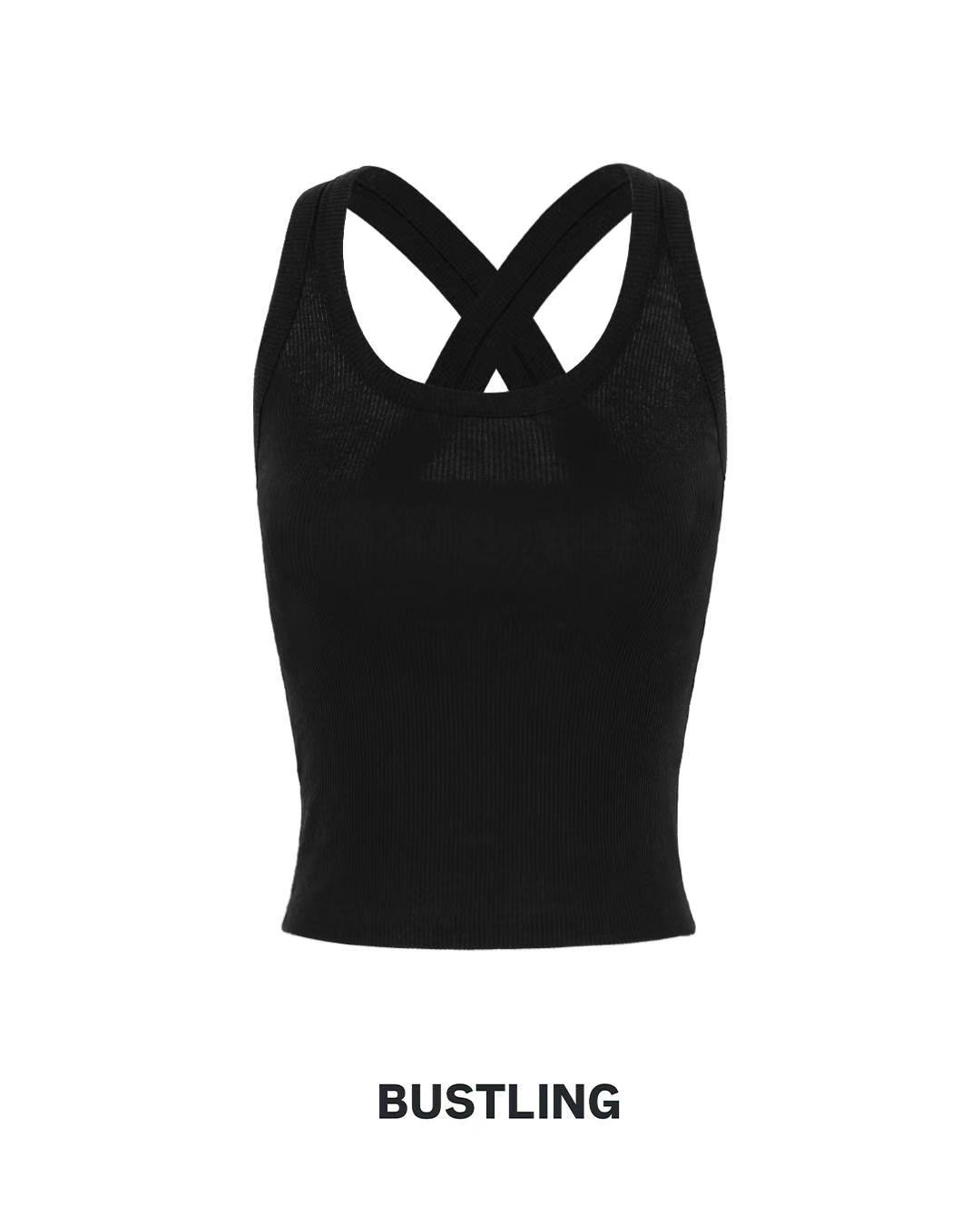 BUSTLING東大門代購女裝新款休閑25春夏人氣時尚熱賣吊帶背心BUSTLING吊帶/背心圖色2