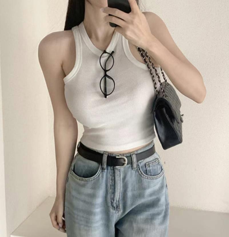 BUSTLING韓國直郵女士新款時尚休閑人氣熱賣25春夏吊帶背心BUSTLING吊帶/背心
