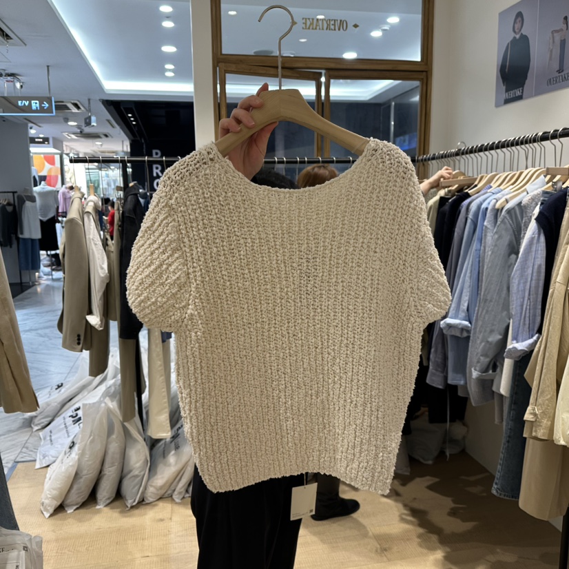 OVERTAKE東大門直郵女士新品真品推薦25春夏人氣熱賣針織衫OVERTAKE針織衫