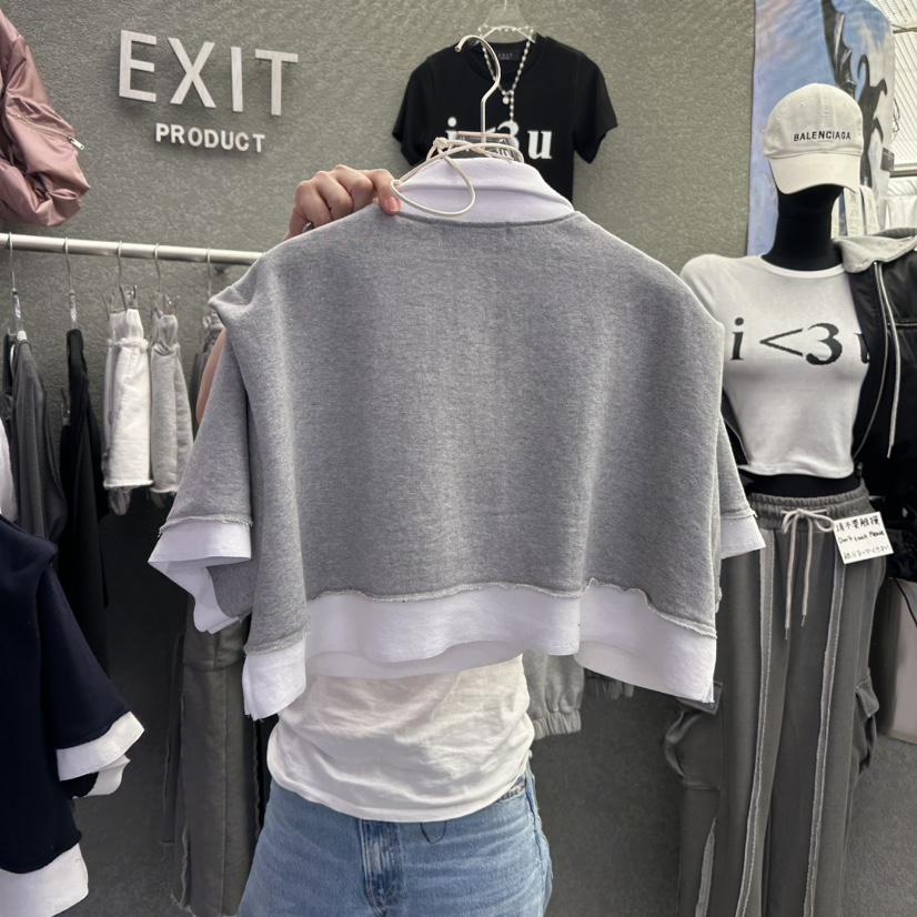 EXIT韓國直郵女士新品真品休閑職業推薦熱賣時尚人氣25春夏T恤EXITT恤
