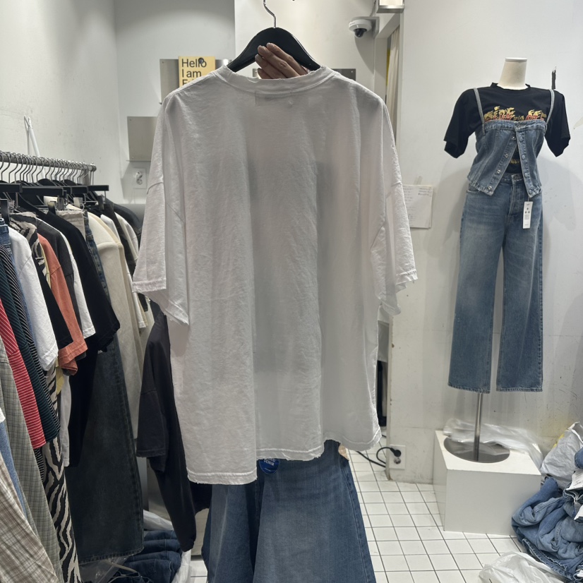 THE WEEKND韓國直郵女士新品人氣職業真品休閑25春夏推薦T恤CLODET恤