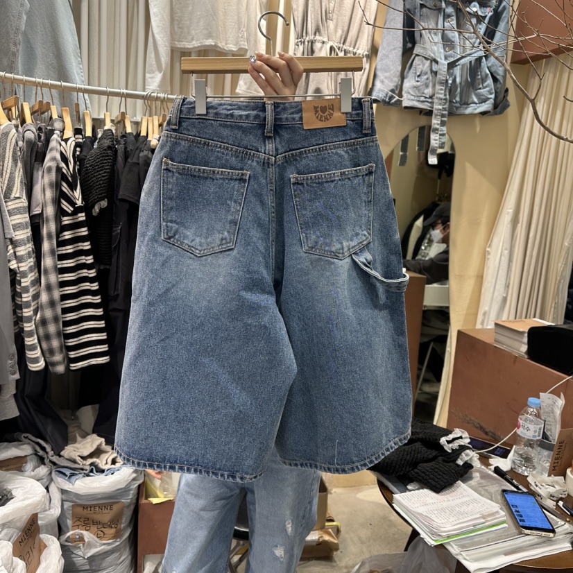 MIENNE東大門實拍女士新款時尚推薦熱賣25春夏真品職業短褲MIENNE短褲