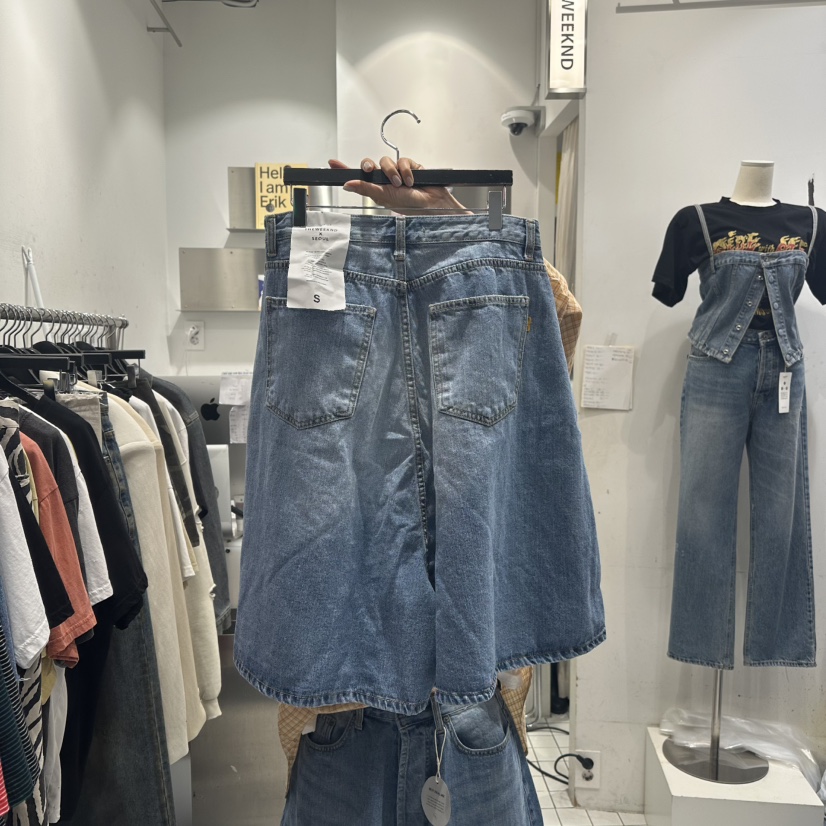 THE WEEKND韓國直郵女士新品熱賣時尚25春夏職業推薦真品短褲CLODE短褲