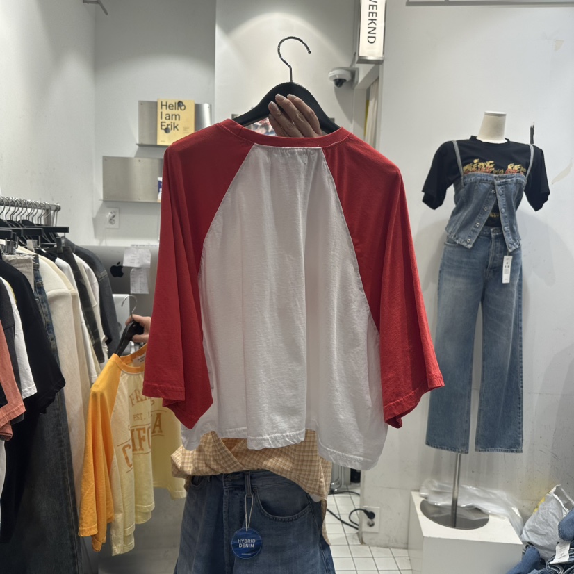 THE WEEKND東大門代購女士新款熱賣時尚休閑25春夏職業T恤CLODET恤