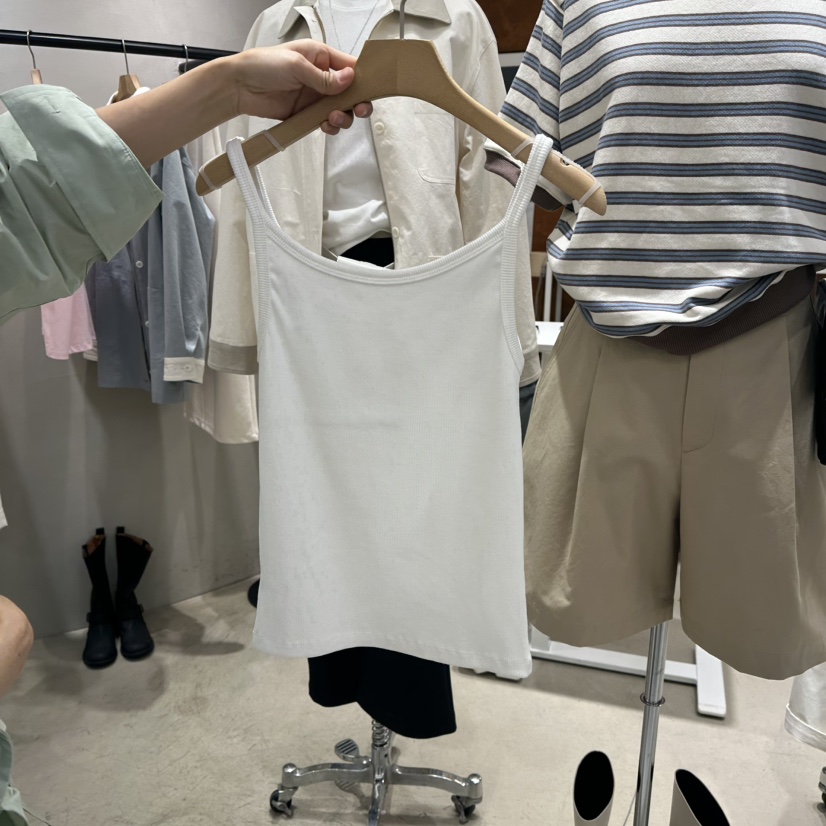 BOUTIQUE SEOUL-P東大門直郵女裝新款真品推薦時尚吊帶背心But ton/BOUTIQUE SEOUL吊帶/背心圖色3