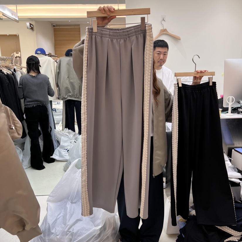 FLAUNT韓國直郵女裝新品職業休閑人氣推薦時尚熱賣25春夏休閑褲FLAUNT休閑褲圖色2
