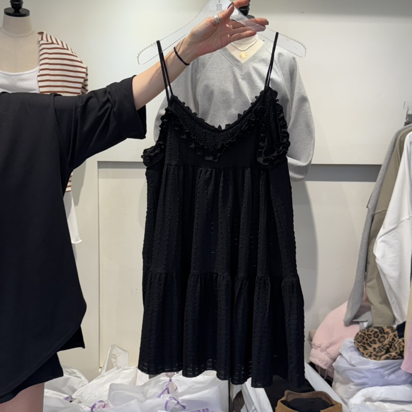 MORAN韓國代購女士新款25春夏休閑熱賣人氣真品推薦時尚連衣裙MORAN/MOSCO連衣裙圖色4
