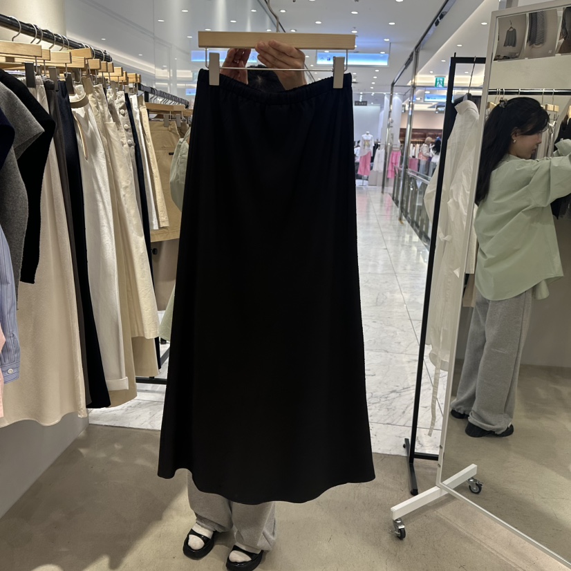 BOUTIQUE SEOUL-P韓國代購女裝新品25春夏休閑真品推薦長裙But ton/BOUTIQUE SEOUL長裙
