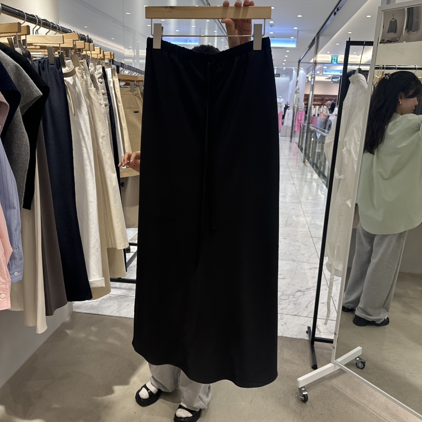 BOUTIQUE SEOUL-P韓國代購女裝新品25春夏休閑真品推薦長裙But ton/BOUTIQUE SEOUL長裙圖色3