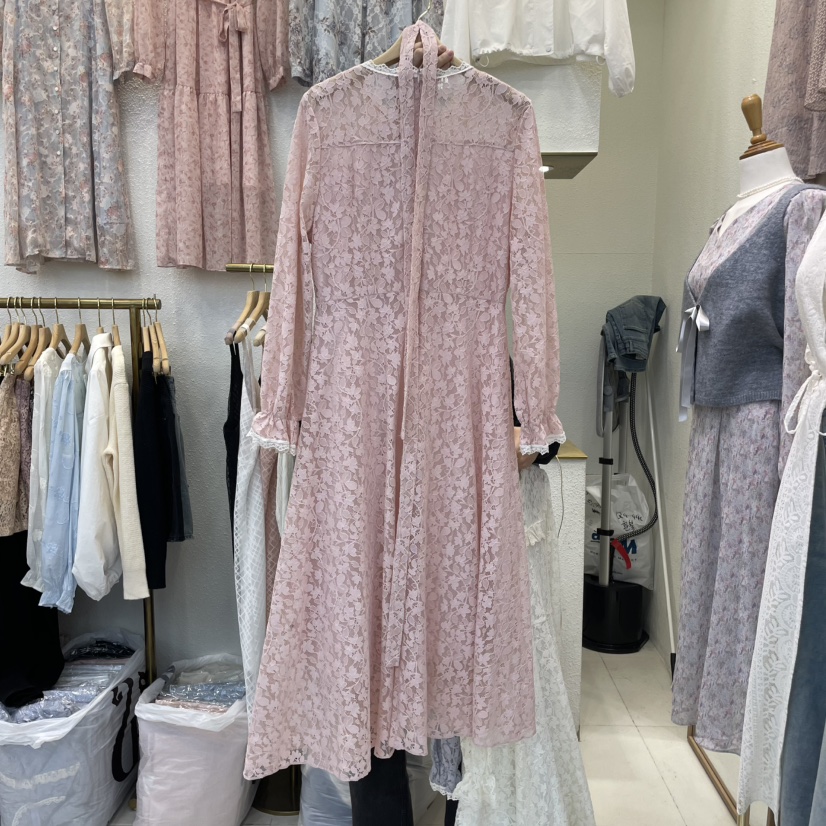 SYMPHONY東大門實拍女士新品熱賣休閑推薦時尚連衣裙含腰帶SYMPHONY連衣裙