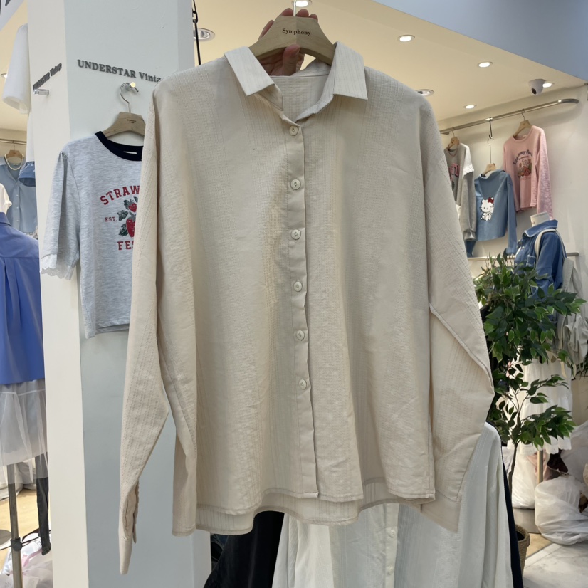 SYMPHONY東大門實拍女裝新品職業熱賣人氣25春夏襯衫蕾絲衫SYMPHONY襯衫/蕾絲衫圖色2