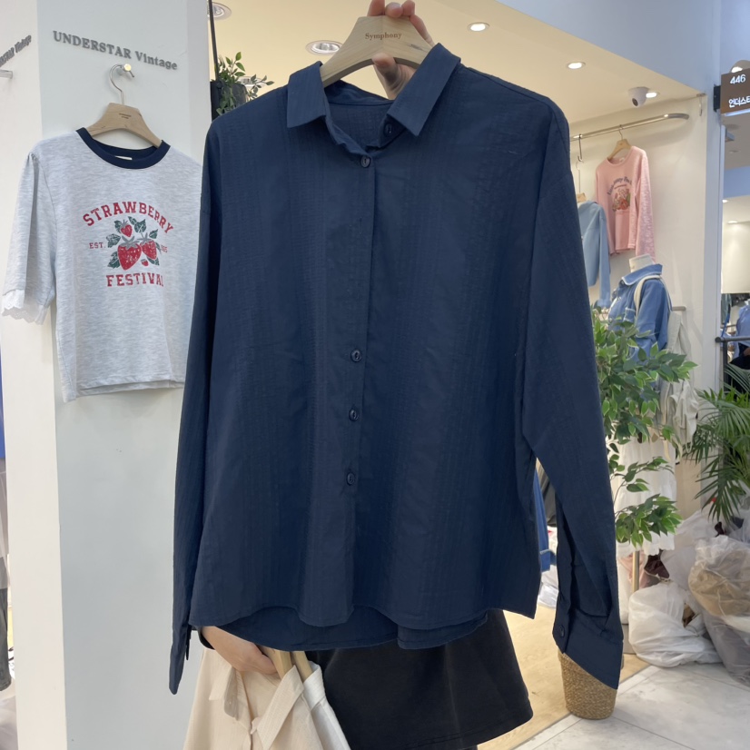 SYMPHONY東大門實拍女裝新品職業熱賣人氣25春夏襯衫蕾絲衫SYMPHONY襯衫/蕾絲衫圖色3