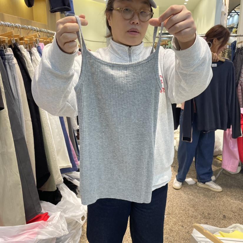 OTGEULY東大門代購女裝新品時尚真品職業熱賣人氣休閑吊帶背心OTGEULY/衣架牌吊帶/背心圖色3