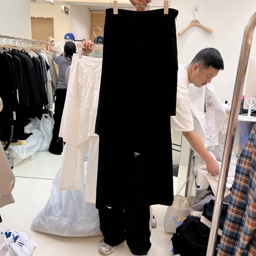 FLAUNT韓國直郵女士新款職業25春夏推薦真品時尚裙褲假兩件FLAUNT裙褲圖色2