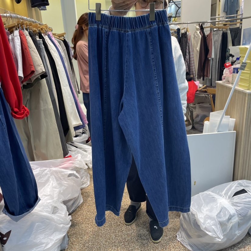 OTGEULY韓國直郵女士新品職業熱賣人氣休閑25春夏時尚牛仔褲OTGEULY/衣架牌牛仔褲