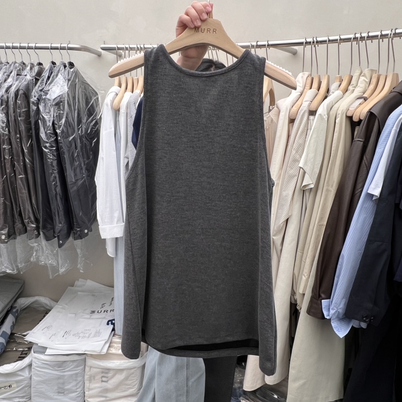 MURR東大門代購女士新品真品時尚熱賣職業25春夏人氣吊帶背心MURR吊帶/背心圖色2