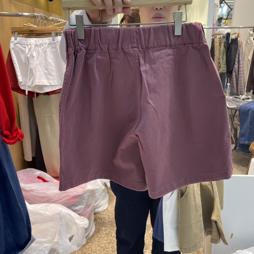 OTGEULY東大門實拍女裝新品人氣推薦25春夏熱賣休閑職業短褲OTGEULY/衣架牌短褲