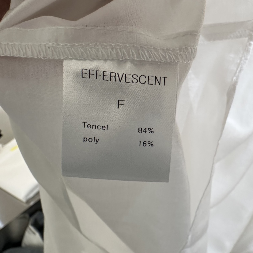 EFFERVESCENT東大門直郵女士新款休閑真品襯衫蕾絲衫天絲褶皺evc/effervescent襯衫/蕾絲衫
