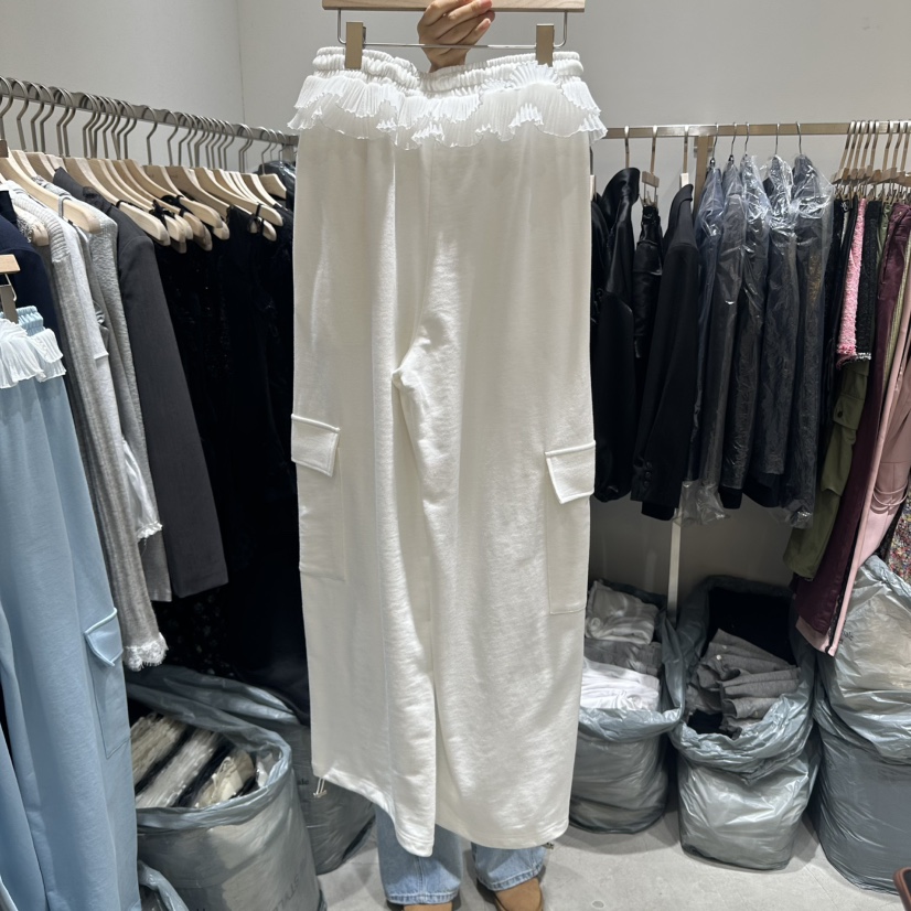 RE STYLE-Q東大門代購女裝新款推薦真品時尚休閑褲工裝褲RE STYLE休閑褲
