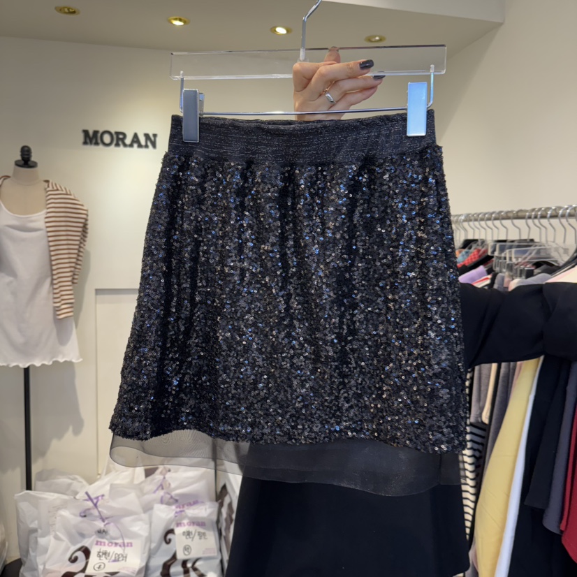 MORAN東大門代購女士新品職業推薦休閑熱賣真品時尚人氣短裙MORAN/MOSCO短裙