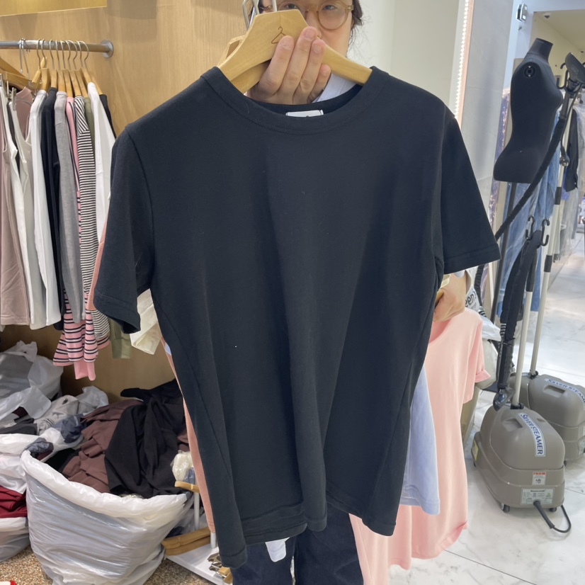 OTGEULY韓國代購女士新品熱賣時尚休閑25春夏推薦職業人氣T恤OTGEULY/衣架牌T恤圖色2