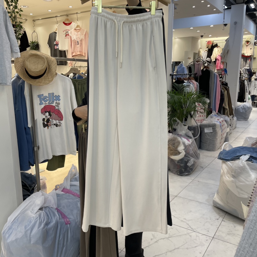 SYMPHONY東大門代購女士新款職業休閑25春夏人氣休閑褲綁帶SYMPHONY休閑褲圖色1