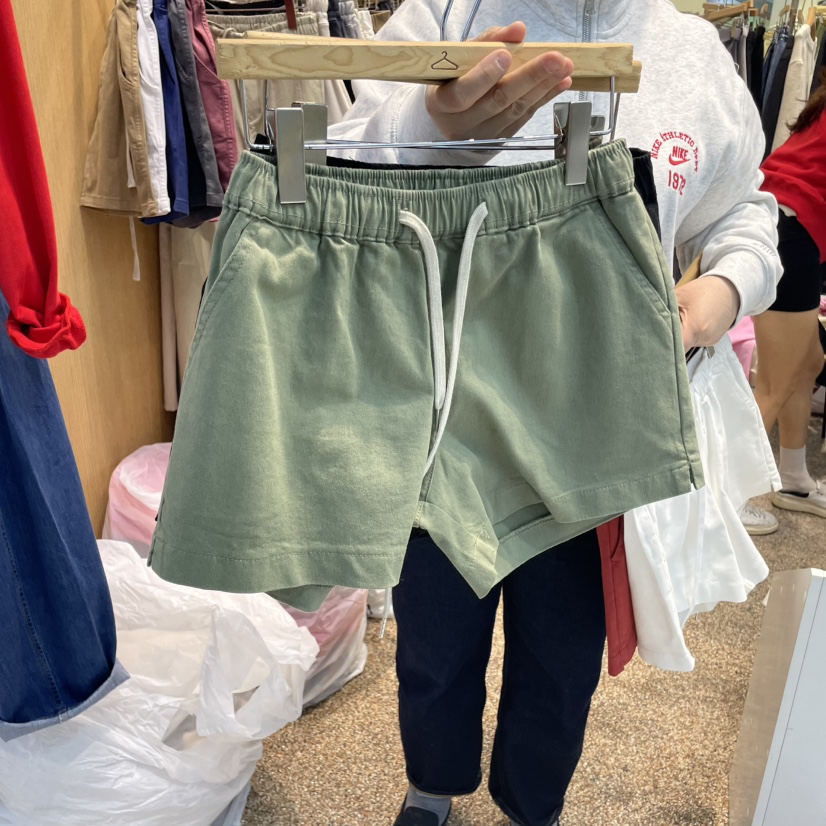 OTGEULY韓國代購女裝新品25春夏休閑職業人氣推薦真品熱賣短褲OTGEULY/衣架牌短褲圖色4