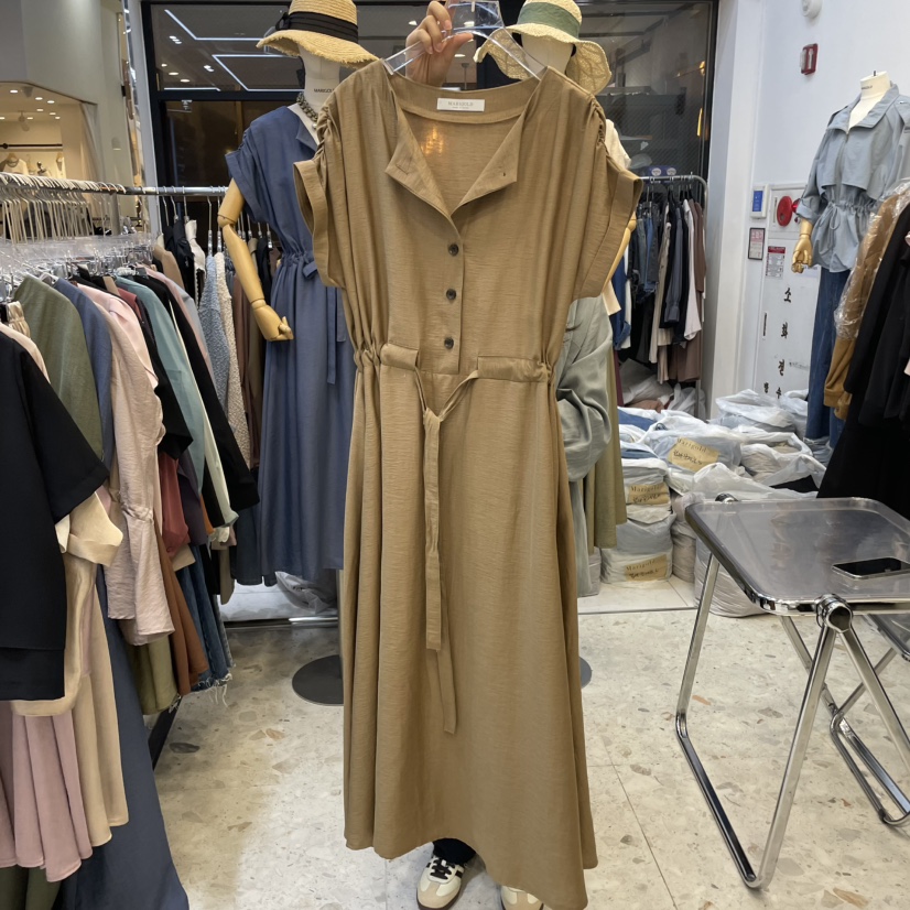 MARIGOLD東大門代購女士新品人氣熱賣25春夏推薦職業連衣裙MARIGOLD連衣裙