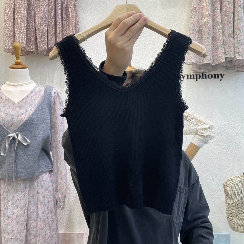 SYMPHONY東大門代購女士新品推薦真品休閑時尚吊帶背心蕾絲SYMPHONY吊帶/背心